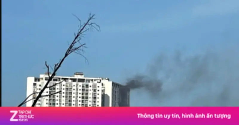 Hỏa hoạn bùng phát dữ dội tại chung cư cao tầng ở Nha Trang, khói đen cuồn cuộn bao trùm