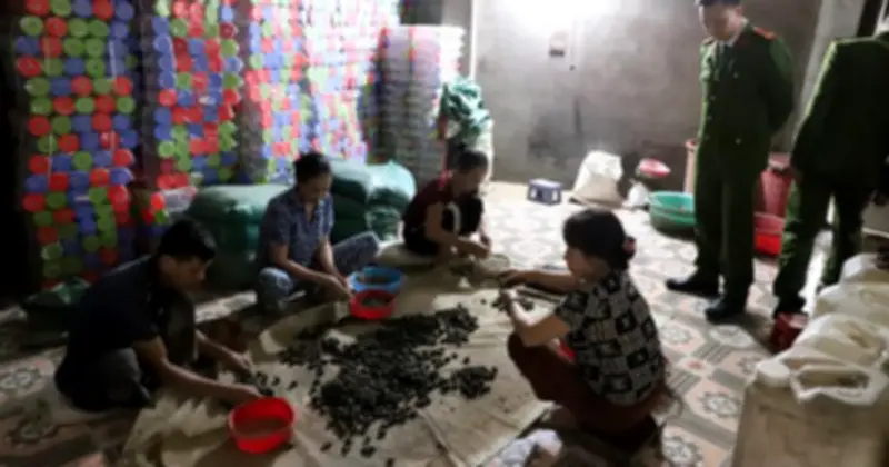 Hà Tĩnh triệt phá đường dây sản xuất thuốc đông y tăng cân giả, thu giữ hơn 1 tấn viên hoàn