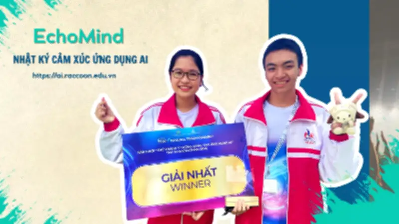 Hai học sinh Quảng Trị tạo AI lắng nghe tâm sự, giành giải cao toàn quốc