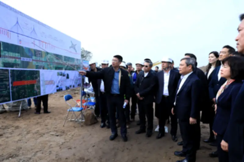 Chủ tịch Hà Nội Vũ Đại Thắng thăm công trường, kiểm tra tiến độ dự án trọng điểm dịp Tết