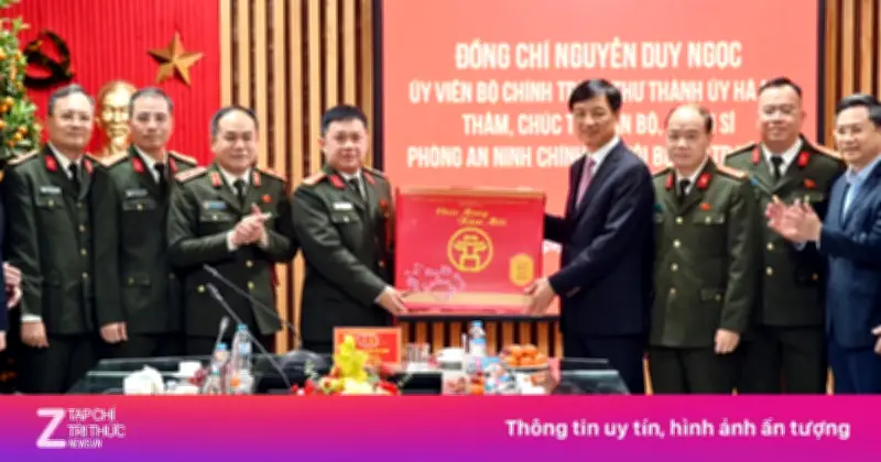 Bí thư Hà Nội định vị thương hiệu Công an Thủ đô trong kỷ nguyên số