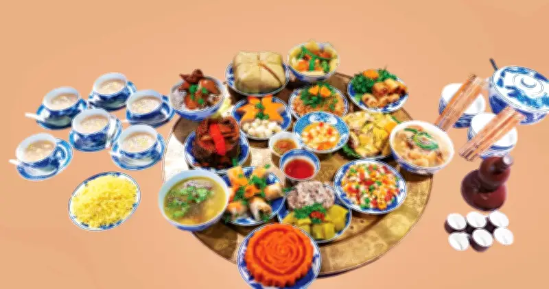 Nghệ thuật mâm cỗ Tết Hà Nội: Tinh tế từ mắt nhìn đến miệng nếm