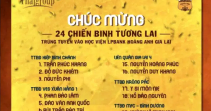 Học viện HAGL LPBank chào đón lứa tân binh 2013 tại Hàm Rồng