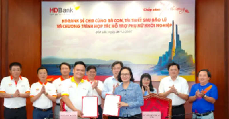 HDBank Dành 12.000 Tỷ Đồng Hỗ Trợ Phụ Nữ Khởi Nghiệp Và Hộ Kinh Doanh Sau Lũ