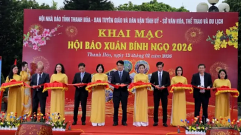 Hội Báo Xuân Thanh Hóa 2026: Hơn 350 ấn phẩm và không gian văn hóa đa dạng