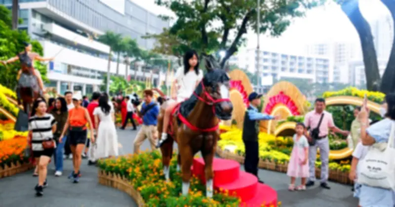 Hội Hoa Xuân Phú Mỹ Hưng 2026: Điểm Hẹn Du Xuân Sôi Động Tại TP.HCM