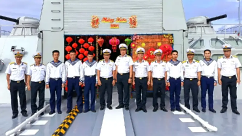 Hải quân tổ chức hội thi trang trí phòng đón xuân với 7 đội tham gia