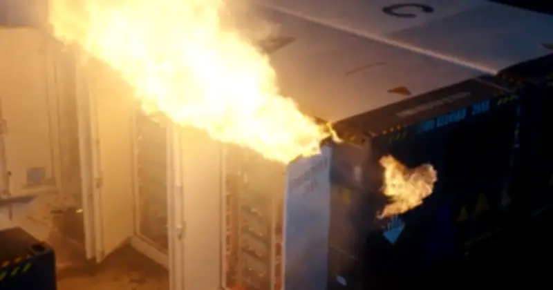 HiTHIUM thử nghiệm cháy pin lưu trữ năng lượng quy mô lớn, chứng minh độ an toàn vượt trội