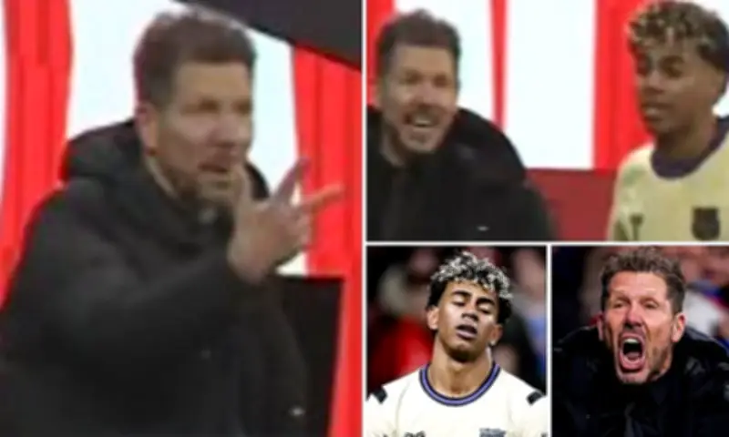 HLV Simeone Châm Chọc Yamal Bằng Cử Chỉ Ba Ngón Tay Trong Trận Thắng 4-0 Của Atletico