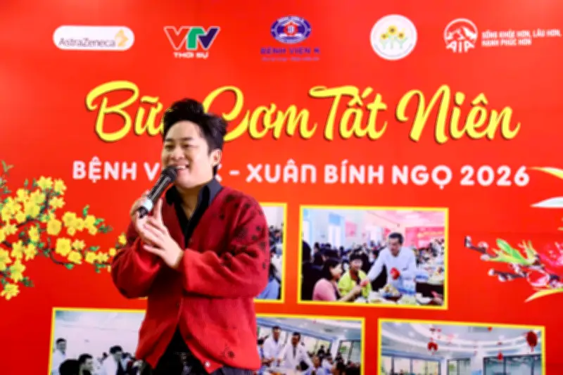 Hơn 1.200 bệnh nhân ung thư và thân nhân cùng thưởng thức bữa cơm tất niên ấm áp