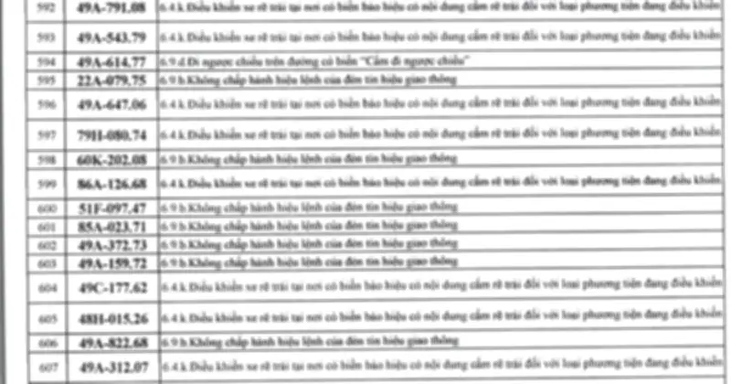 Hàng trăm phương tiện vi phạm giao thông bị phạt nguội tại Lâm Đồng và Bắc Ninh