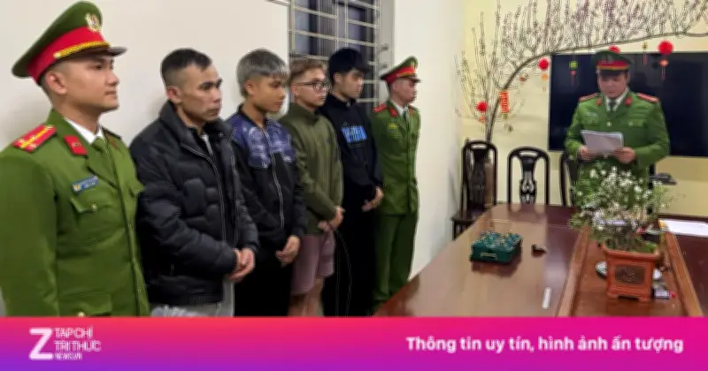 Hưng Yên: Bắt giữ nhóm thanh niên cầm súng hành hung, đòi nợ tại tiệm cắt tóc