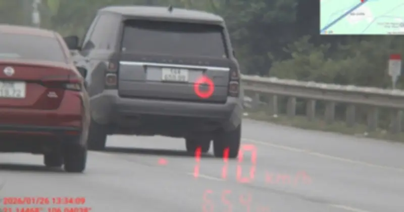 Hưng Yên và Bắc Ninh ghi nhận hàng trăm phương tiện vi phạm tốc độ trong tháng 2/2026