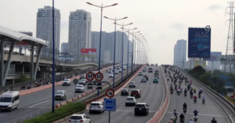 Hình ảnh bất ngờ đầu năm ở cửa ngõ TP.HCM: Giao thông thông thoáng, người dân vui vẻ