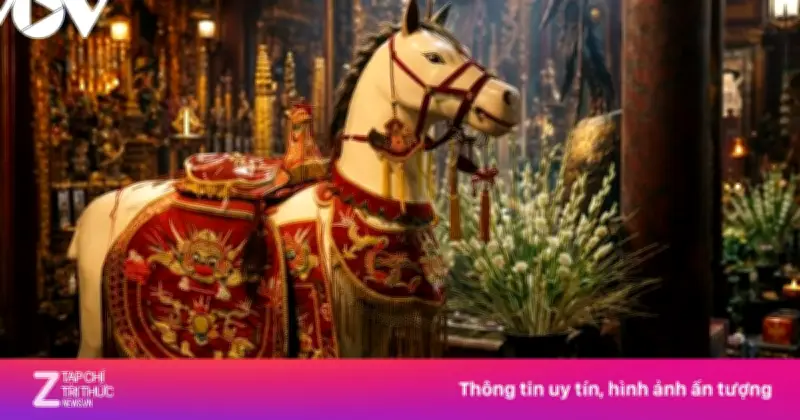 Hình tượng Ngựa trong đền phủ: Biểu trưng dẫn đường và kết nối tâm linh