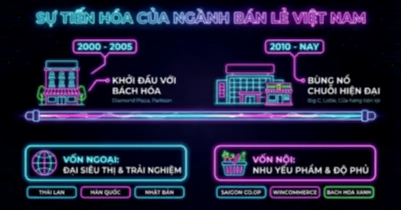 Hành trình 20 năm bán lẻ Việt: Từ 'chủ nhà trọ' đến cuộc đua chuỗi cung ứng