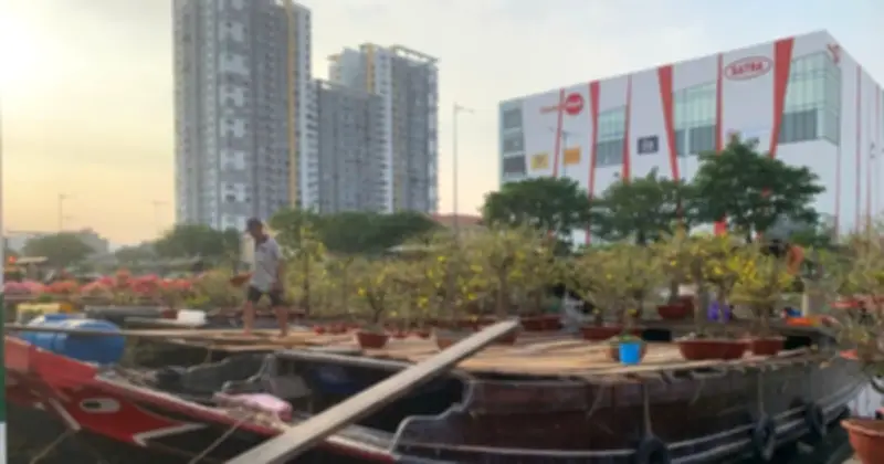 Hành trình mưu sinh trên sông: Những chiếc ghe hoa miền Tây lên phố đón Tết