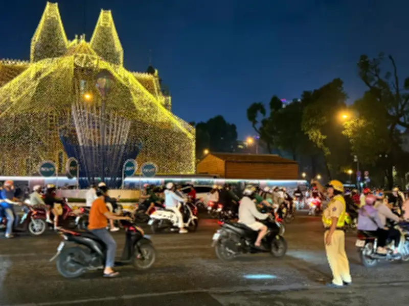 TPHCM điều chỉnh giao thông phục vụ Hội Hoa Xuân 2026 tại Công viên Tao Đàn