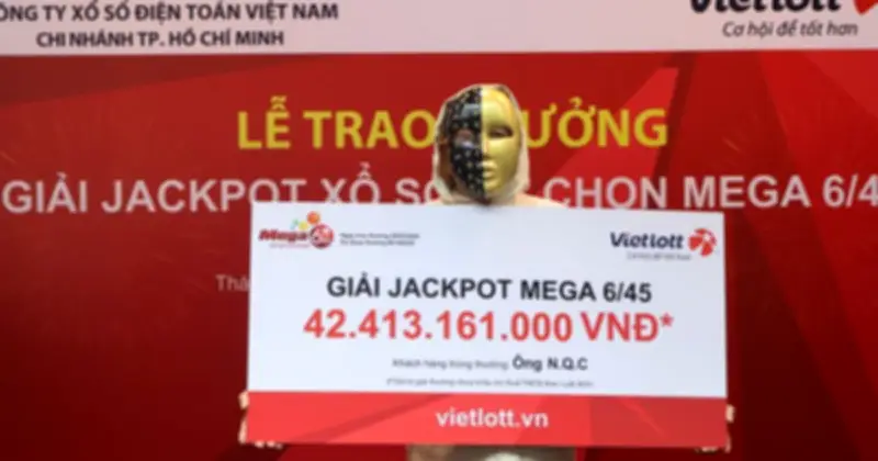 Người chơi TP.HCM trúng Jackpot Vietlott hơn 42,4 tỷ đồng