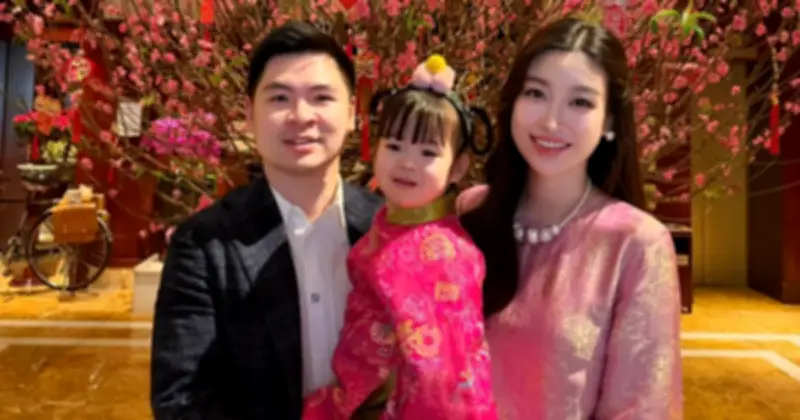 Hoa hậu Đỗ Mỹ Linh đón Tết rạng rỡ bên gia đình, ngoại hình gây bàn tán