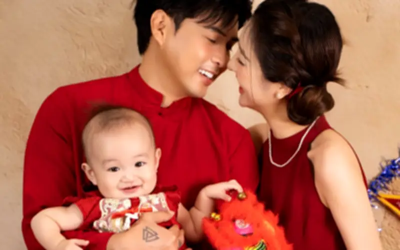 Con trai Hoàng Quang Hiếu gây chú ý trong tiệc sinh nhật đầu tiên