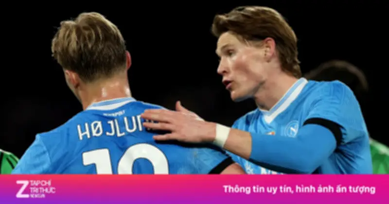 Hojlund và McTominay: Trục sức mạnh mới đưa Napoli bám sát cuộc đua vô địch Serie A