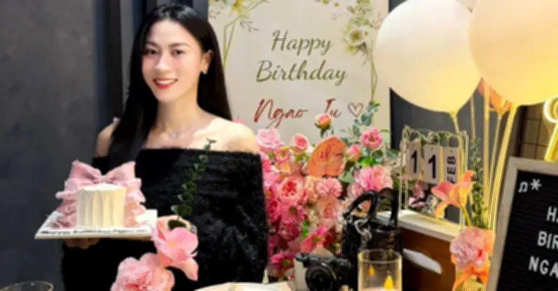 Hoàng Kiều Trinh đón sinh nhật tuổi 25 rực rỡ cùng bạn trai bí mật