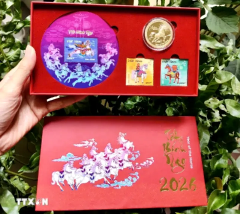 Hình tượng con ngựa qua các bộ tem quốc tế chào đón Xuân Bính Ngọ 2026