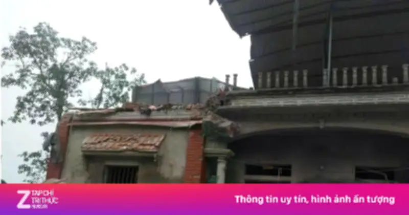 Sập tầng hai nhà dân ở Hưng Yên do nổ lớn, một người tử vong tại chỗ