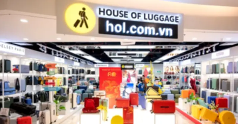 House Of Luggage Khai Trương Tại Crescent Mall: Điểm Đến Mới Cho Tín Đồ Du Lịch