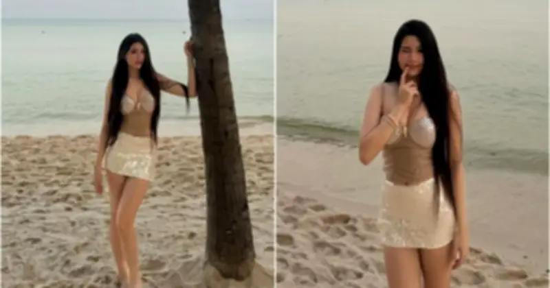 Hạt Dẻ Gây Bão Mạng Với Visual 'Lột Xác' Trong Loạt Ảnh Đi Biển