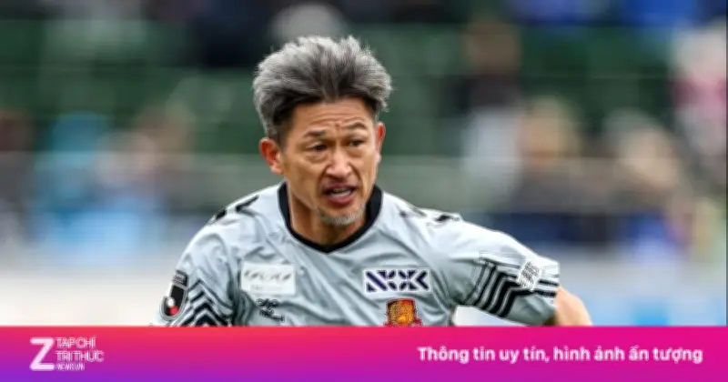 Huyền thoại Kazuyoshi Miura đá chính ở tuổi 58, lập kỷ lục mới tại J League