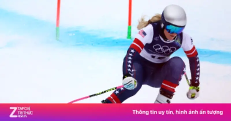 Huyền thoại Lindsey Vonn ngã nặng, rời Olympic bằng trực thăng sau chấn thương