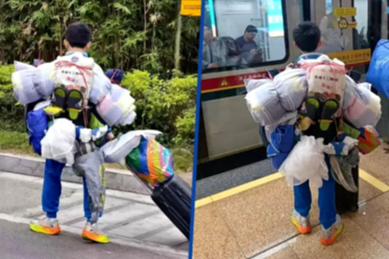 Học sinh 14 tuổi gây sốt mạng với kỹ năng sắp xếp hành lý gọn gàng sau trại hè quốc phòng