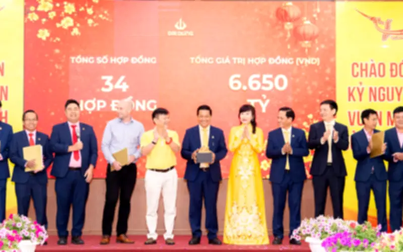 Đại Dũng Group Khai Xuân Với 34 Hợp Đồng Lớn, Mục Tiêu Doanh Thu 1 Tỷ USD