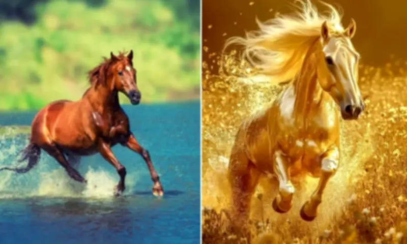 Đổi hình nền điện thoại theo phong thủy năm Bính Ngọ 2026: Ngựa chạy gần, nền xanh dịu