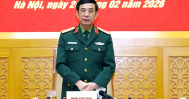 Đại tướng Phan Văn Giang chỉ đạo toàn quân duy trì sẵn sàng chiến đấu và hoàn thành nhiệm vụ