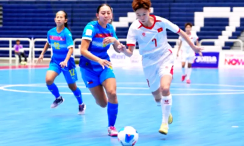Đội tuyển Futsal nữ Việt Nam giành chiến thắng đầu tiên tại SEA Games 2026
