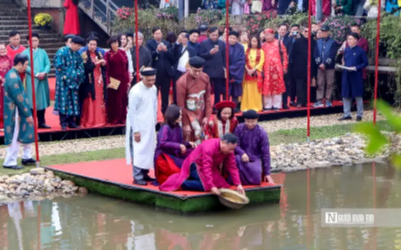 Hoàng Thành Thăng Long tái hiện nghi lễ Tống cựu nghinh tân đón Tết