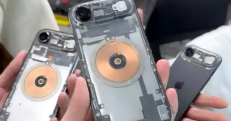 iPhone Air độc lạ: Mặt lưng trong suốt lộ nội thất, tích hợp khe SIM vật lý