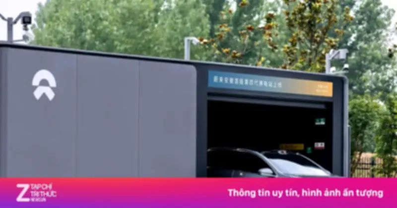 Kỷ lục đổi pin xe điện Nio tại Trung Quốc trong dịp Tết Nguyên đán 2026