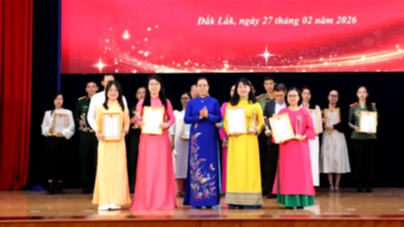 Đắk Lắk trao giải Báo chí về xây dựng Đảng lần thứ VII, phát động giải năm 2026