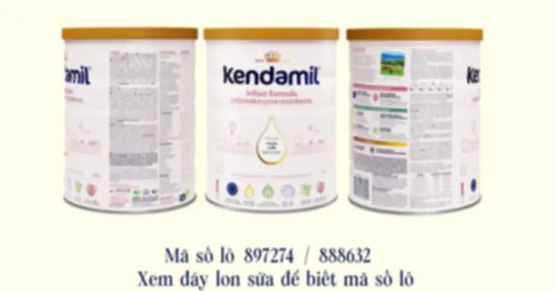Kendamil Thu Hồi Sữa Công Thức Tại Canada Do Lo Ngại Độc Tố Cereulide