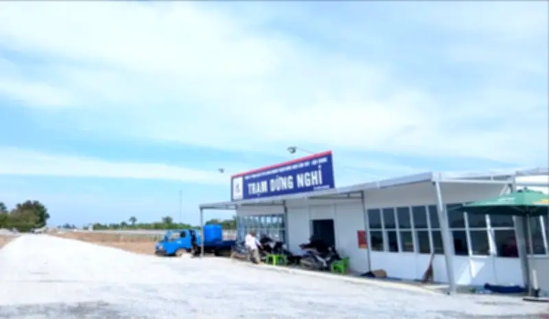 Khai thác tạm hai trạm dừng nghỉ trên cao tốc Cần Thơ - Cà Mau