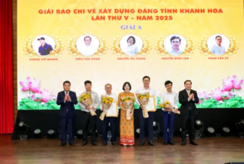 Khánh Hòa Trao Giải Báo Chí Xây Dựng Đảng Lần Thứ V Với 195 Tác Phẩm Chất Lượng