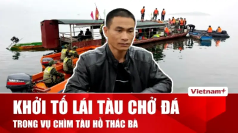 Khởi tố lái tàu chở đá vụ chìm tàu hồ Thác Bà, Đà Nẵng siết quản lý thiết bị bay