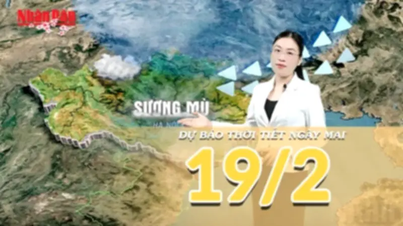 Không khí lạnh tăng cường, Bắc Bộ mưa nhỏ và sương mù dày đặc vào sáng sớm