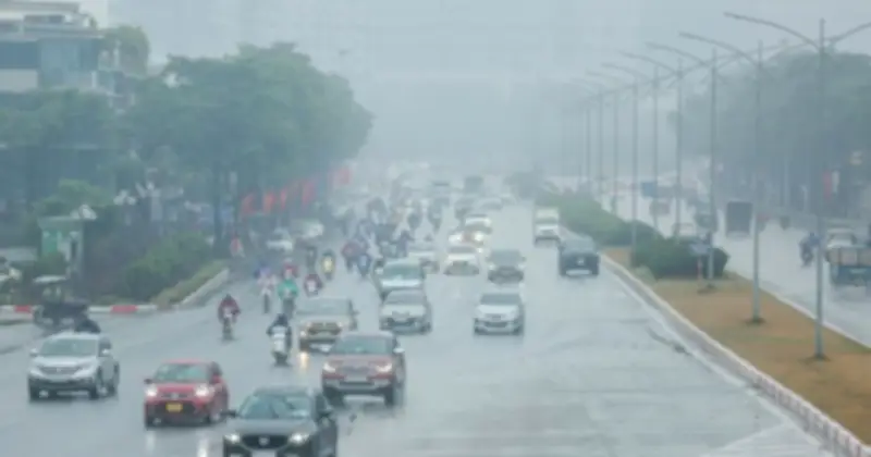 Không khí lạnh yếu lệch đông gây mưa phùn, miền Bắc tiếp tục âm u trong vài ngày tới