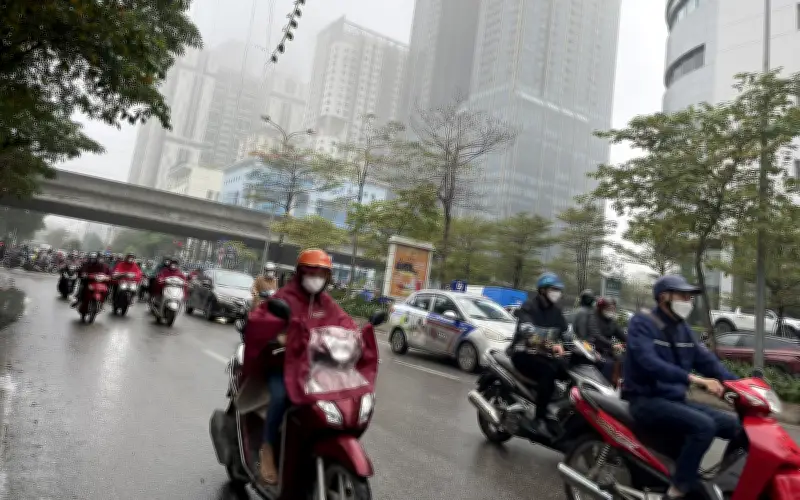 Khối không khí lạnh tràn xuống Hà Nội, có nơi dưới 10 độ C