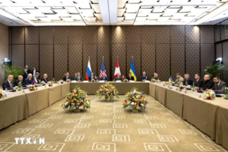 Kết thúc đàm phán ba bên về Ukraine tại Geneva, chưa đạt đột phá
